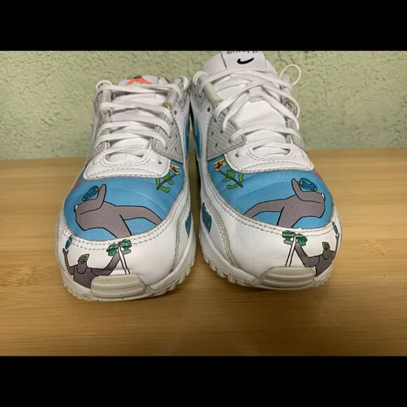 RARE ? Nike Air Max 90‎ Flyleather Ruohan Wang Size 9 Mens CZ3992-900 main image 5